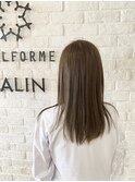 エドル　透け感アッシュ