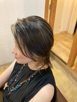 グランバイ アトリエドングリ(Grand × AtlierDonguri)&nbsp;お客様髪質改善データ1290（白髪ぼかし）