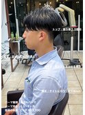 ビジネス毛流れセンターパートin大宮メンズカットパーマ美容室