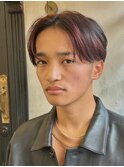 センターパートニュアンスパーマワンカールパーマ韓国コンマヘア