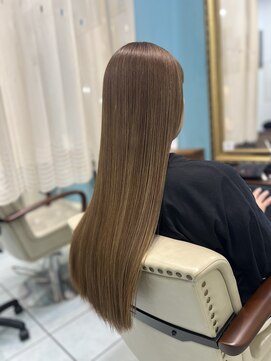 ニチカ 銀座(NYCKA) 縮毛矯正+カラー+髪質改善トリートメント