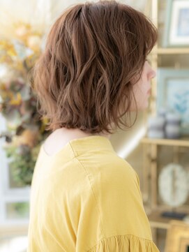 カバーヘア ブリス 上尾西口店(COVER HAIR bliss) 大人ハイライトカラー外国人風くびれボブTb6上尾20代30代40代