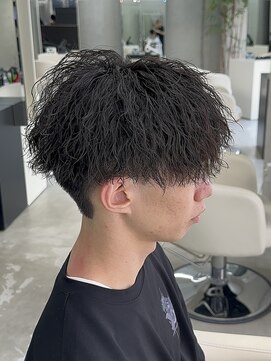 ルアン 大分駅店(ruen) 大分府内大分駅メンズマッシュツイストスパイラルパーマ中村友哉