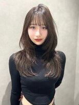 ニトバイアンキシム(nit by ahnkism)&nbsp;韓国風レイヤーカット顔まわりくびれオルチャン堀江