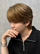 エルマーク 枚方(L-MARK)&nbsp;センターパートブリーチダブルカラーフェイスフレーミング