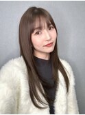 透明感カラー/髪質改善/縮毛矯正/韓国風レイヤーカット