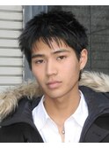 前髪ありスパイキーショート