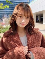 アフロート エル 大阪(AFLOAT L) ミディアムウルフひし形シルエットひし形ボブヨシンモリ