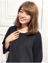 ロシェ 横浜店(loche)&nbsp;ミディアムボブ×似合わせカット×メルティカラー[横浜駅]