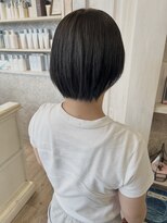キャアリー(Caary)&nbsp;福山美容室caary 髪質改善ストレートグレージュ大人ショート20代