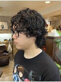 ウルフパーマ/くるくるパーマ/ショートパーマ/メンズパーマ
