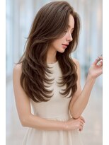 リリノ 豊中曽根店(Lirino.Co)&nbsp;韓国風ざくざくレイヤー×羽エクステ