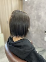 キュアスペース(CURE SPACE)&nbsp;『ツヤ6倍x髪質改善ヘアカラー』透明感ミルクティグレー