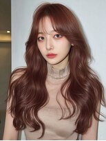 プライズ 池袋店(prize) 通年◎ブリーチ無し透明感ピンクブラウン×顔周りレイヤー