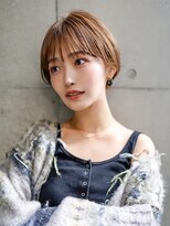 ギークス(GEEKS) 【GEEKS渋谷】シースルーマッシュ/耳かけボブ/冬カラー/襟足短め