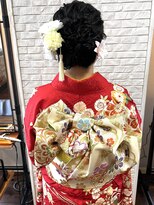 ザブックハンドサロン(The book hand salon)&nbsp;振袖×ヘアアレンジ