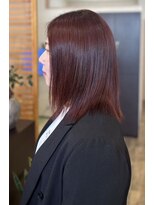 桃の木 ヘアー(桃の木 hair) ボルドーブラウン(シングルカラーで叶うツヤ髪)