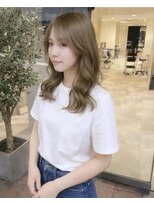 アース 豊橋店(HAIR&MAKE EARTH)&nbsp;ハッシュカット×透明感ベージュ