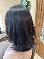 ヘアリゾート粋 ティガ 池袋店(tiga)&nbsp;艶髪ミディアムレイヤー/透明感グレージュ