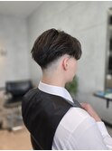 【大西指名】フェードセンターパート