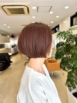 ディーコ(IDEEK) 大人のショートボブ+明るい白髪カバー/グラデーションボブ