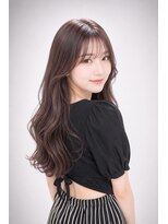 エートス(ethos)&nbsp;三好市美容室 透明感グレージュ韓国風ロング