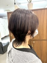 ラスター(LUSTER)&nbsp;マッシュをベースにしたウルフスタイル/ミルクブラウン