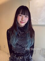 エルミタージュ(HERMITAGE)&nbsp;ブルー×レイヤーカット
