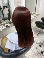 ヴァンカウンシル 一宮店(VAN COUNCIL)&nbsp;水光感たっぷり韓国風ストレート/透明感ブラウン×艶ロング#