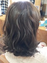 ララテラス(LaLa Terrace)&nbsp;～LaLa Terrace流～　ブルーアッシュ×無造作カジュアルミディ