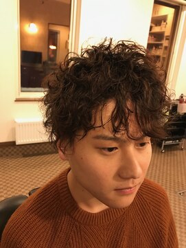 理容 うめむら ミックススパイラルパーマ