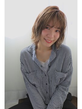 ヘアサークルジープ 千舟町店(hair circle geep) ウェットな外ハネでオシャレ感アップ!!