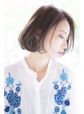 【似合わせカット】グレージュエアリーボブ