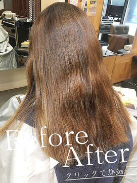 ナナナパレナ 梅田店(nanana parena) ☆ご来店時状態☆→仕上がりの詳細はクリック！！☆髪質改善