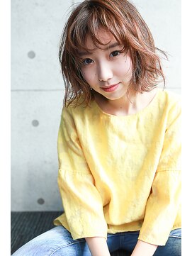 ラフィス ヘアー ピース 広島祇園店(La fith hair peace) 【La fith】シースルーバング×ふんわりボブ