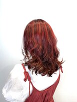 アヤナ バイ アヤラ(ayana by ayala)&nbsp;派手髪レッドハイライト[アヤナ 浦安店 千葉県]