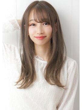 ルエ(rue) ＊ブリーチなし大人可愛いミルクティーベージュアッシュベージュ