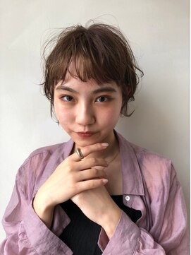 キープへアデザイン(keep hair design) 【keep hair design土肥】シークレットハイライト×大人ショート