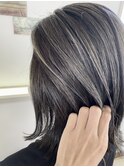 グレイヘアなじみのいいハイライト