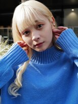 セシルヘアー 岡山駅前店(Cecil hair)&nbsp;ハイトーン×ホワイトブロンド