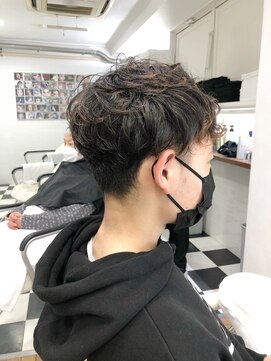 ヘッズ 本八幡店(HEADS) MEN'S HAIR  センターパート　サイドパート　韓国マッシュ
