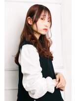 モカ ヘアーデザイン(moca HAIR DESIGN) ピンクグレージュのロング