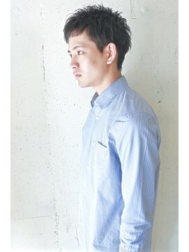 コンビネーション(combination) 10代20代30代40代黒髪ツーブロック束感絶壁解消メンズカット