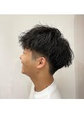【スパイラル×ツーブロック】