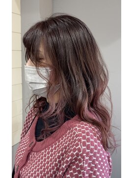 アームズ(Arm's) 韓国人風カラー☆ピンクブラウン×ビビットピンク