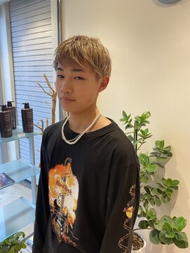 アメリエギャルソン 岩槻店(amelie et garcon) ブロンドショート【メンズショート】