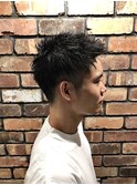 ツーブロックショート