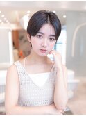 20代30代大人ガーリーかわいい前髪ベリーショート