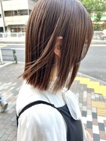 ネオリーブ アンド 渋谷店(Neolive &)&nbsp;【韓国／ボブ】束感切りっぱなしボブ