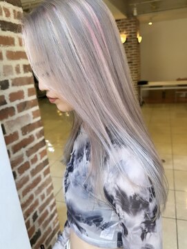 シーク 天神(SEEK) 【SEEK 茶木】パールホワイト×ペールピンク